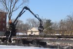 Former Monon Rail Removal